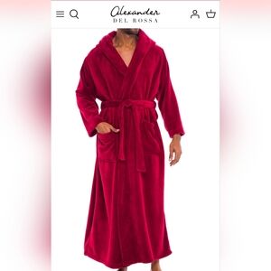 Men's Hooded Plush Robe XL / XXL